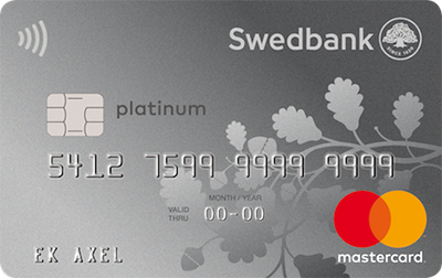 Swedbank Betal- och kreditkort Mastercard Platinum